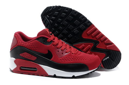 Nike Air Max 90 Prm Em Unisex Red Black Casual Shoes Low Price